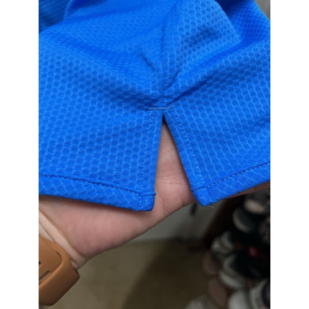 Walmart Employee Vest Men’s Medium 38/40 Blue Zip Up Embroidered Logo Pockets - Picture 8 of 14